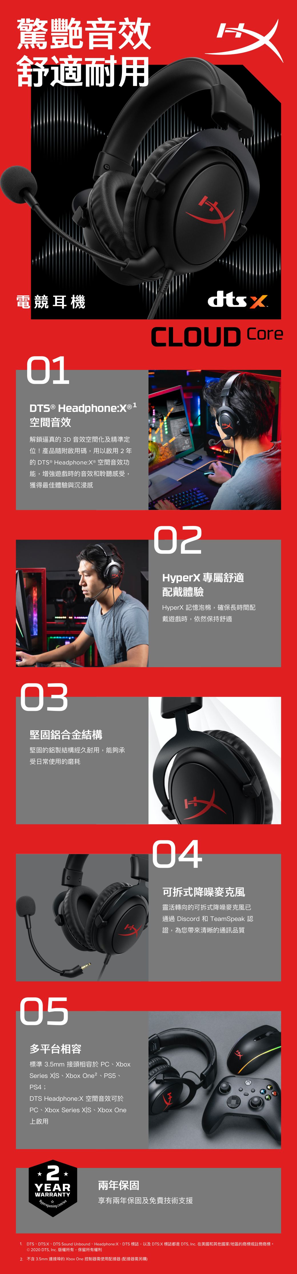 HyperX Cloud Core電競耳機- PChome 24h購物